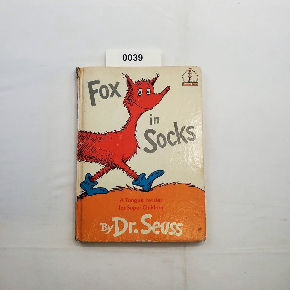 Fox in Socks: A Tongue Twister For Super Children By Dr. Seuss 1965